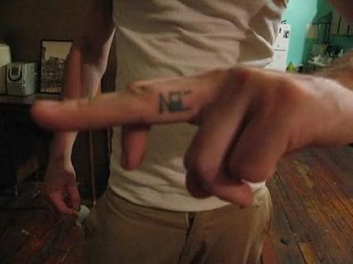 NEC On Finger вЂ“ Homemade Tattoo