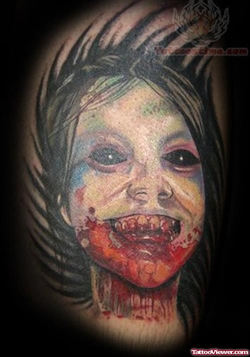 Zombie Horror Tattoo