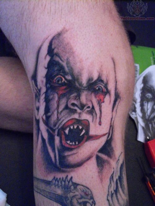 Horror Ghost Tattoo