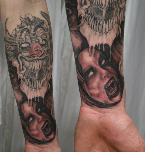 Horror Tattoos On Wrists