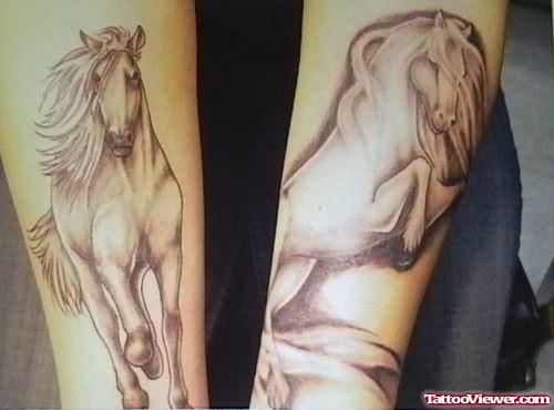 Couple Horse Tattoos