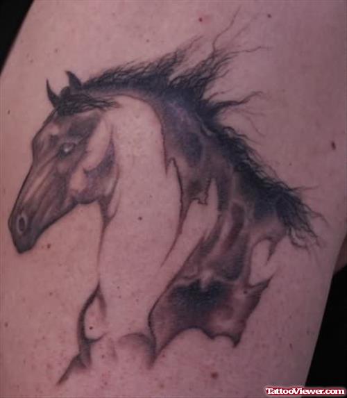 Amazing Horse Tattoo Design