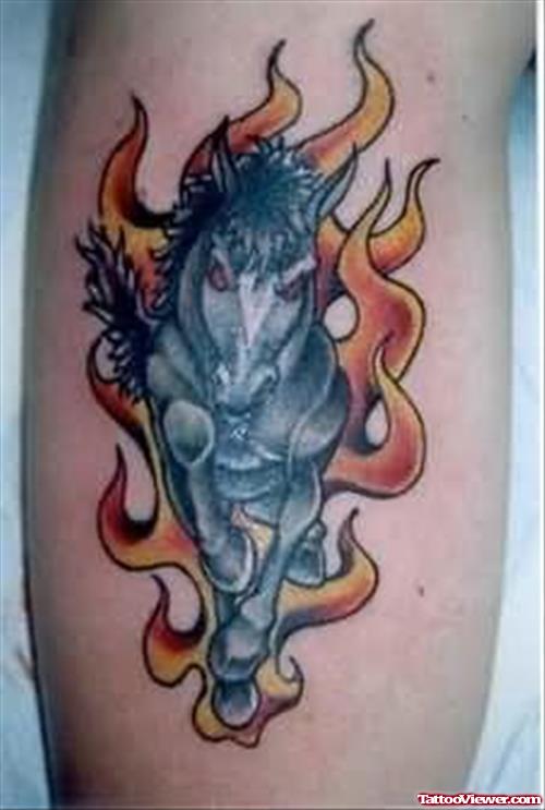 Terrific Horse Tattoo
