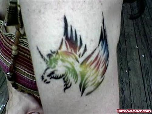 Tattoo of Horse with Wings