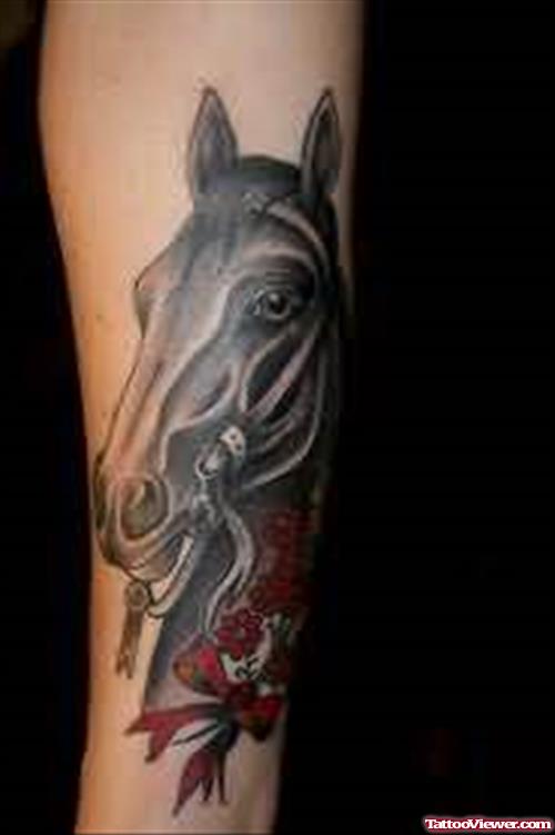 Powerful Horse Tattoo
