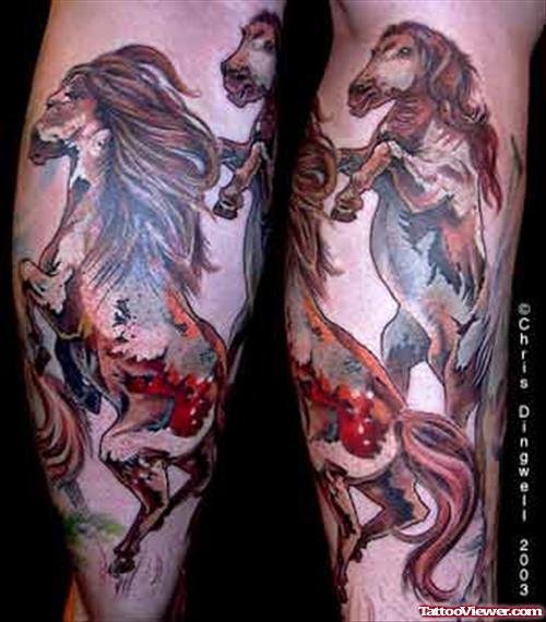 Nature Animal Horse Tattoos