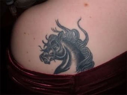 Horse Head Tattoo Photo
