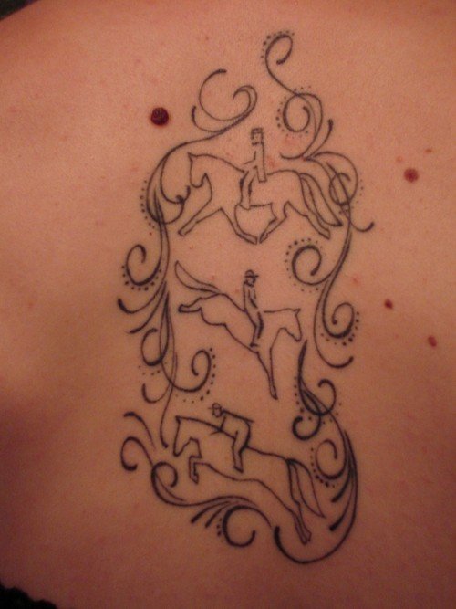 Horse Tattoos Designs On Back