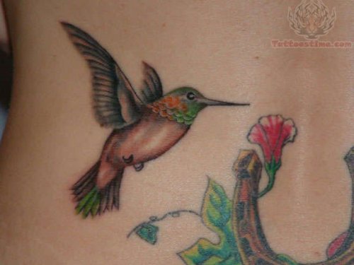 Rufous Hummingbird Tattoo