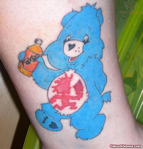 ICP Care Bear Tattoo
