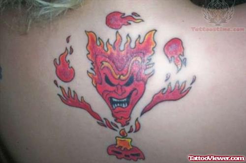 Upper Back Icp Tattoo