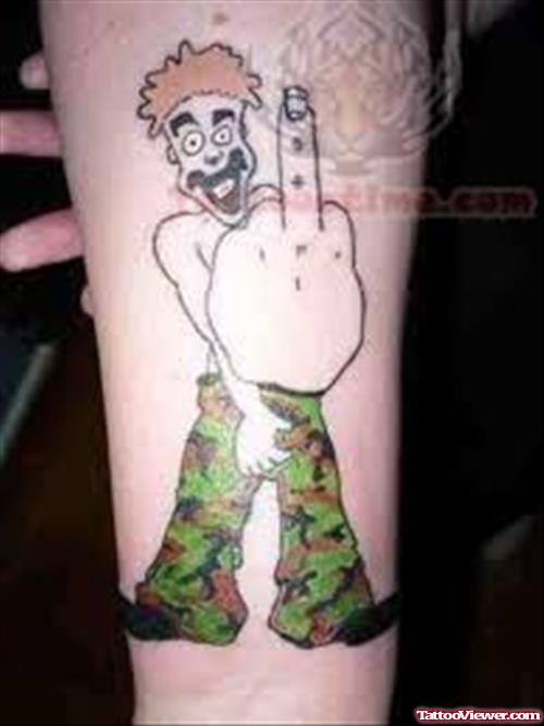 Icp Man Tattoo On Arm