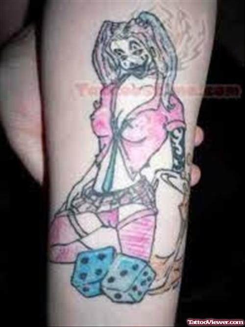 Icp Girl Tattoo Image