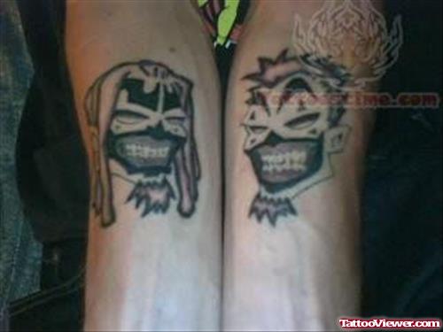 Evil Clown Icp Tattoo
