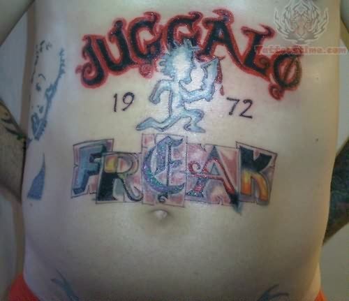 Icp Juggalo Tattoo On Front