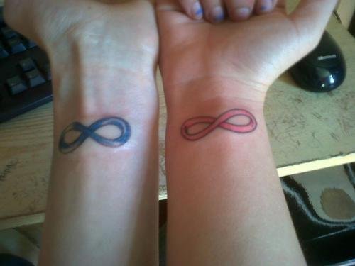 Attractive Infinity Tattoos On Both Wrists