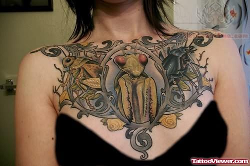 Insect Tattoo For Girls