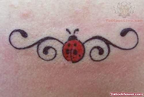 Tribal Bug Tattoo Design