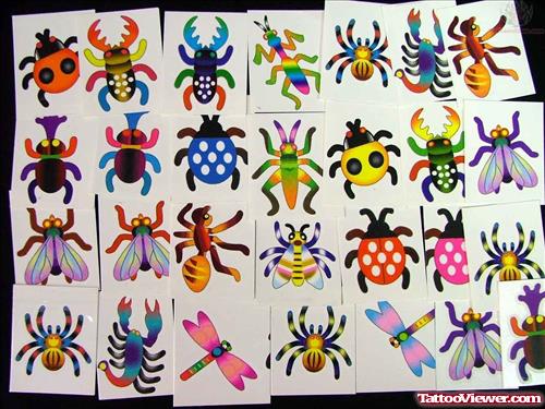 New Insect Tattoos Collection