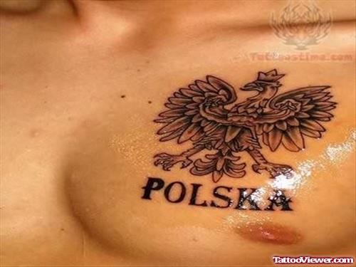 POLSKA - International Flag Tattoo