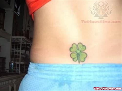 Irish Tattoo Design On Hip