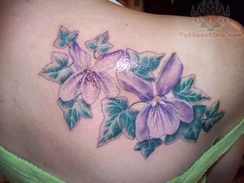 Tattoo Ivy On Back