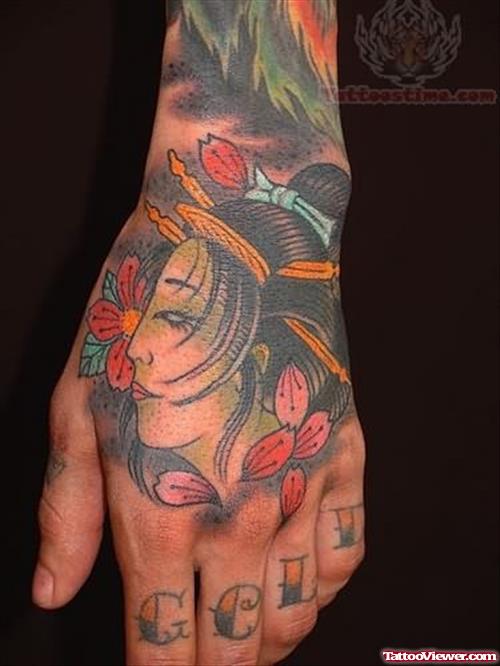 Japanese Tattoo On Hand