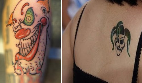 Jester Tattoos Designs For Women