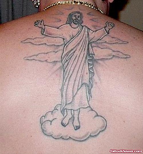 Back Body Jesus Tattoo