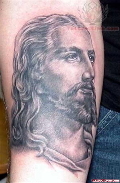 Jesus Sketch Tattoo