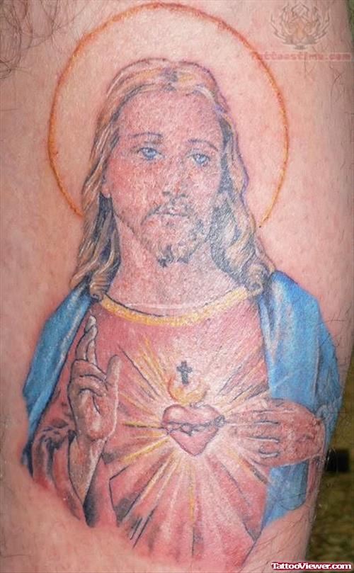 Shinning Jesus Tattoo
