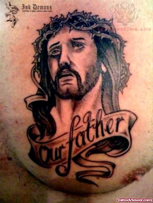Jesus - Our Father Tattoo