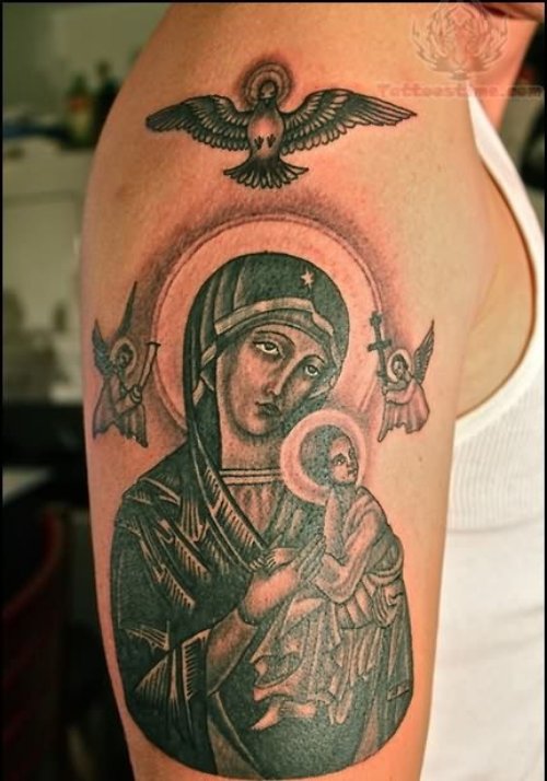 Jesus And Birds Tattoos