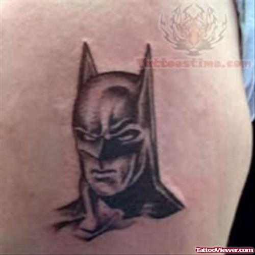 Joker Batman Head Tattoo