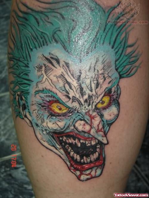 Devil Joker Tattoo