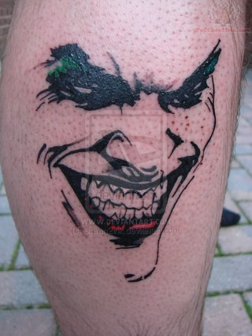 Joker Faces Tattoo