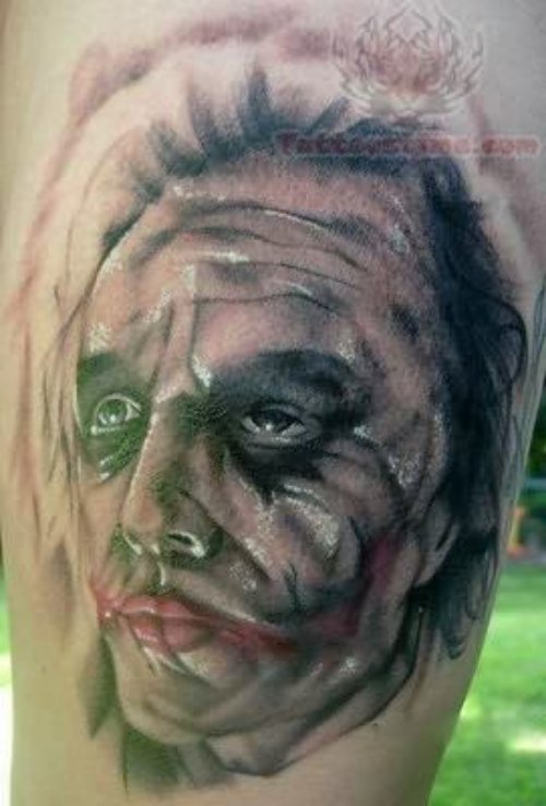 Joker Tattoo Ledger Heath