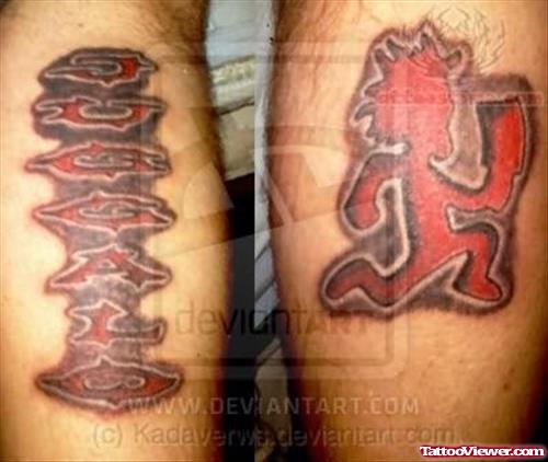 Hatchetman And Juggalo Tattoo