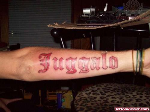 Juggalo Red ink Tattoo