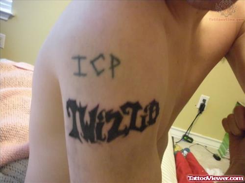 ICP Juggalo Tattoo On Upper Shoulder