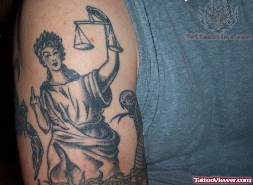 Mythical Justice Tattoo