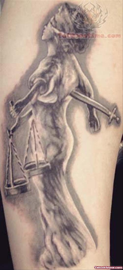 Justice Tattoo Art