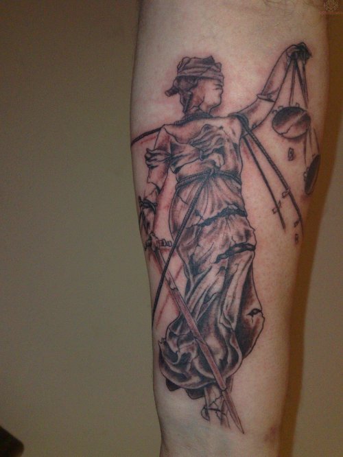Justice Tattoo Image