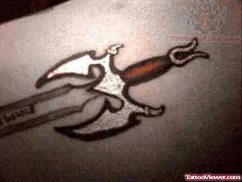 Knife Dagger Tattoo Designs