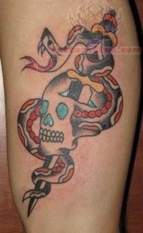 Unique Dagger Tattoo