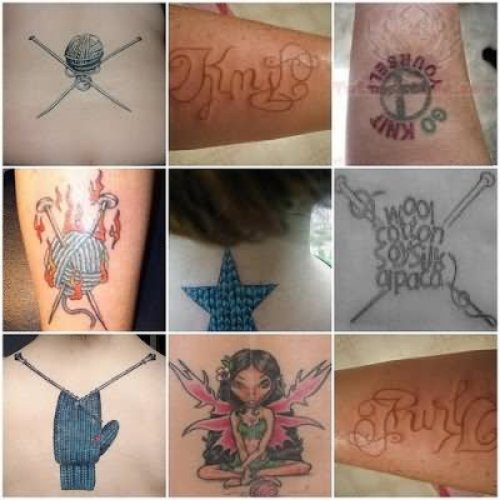 Awesome Knitting Tattoo Collaection
