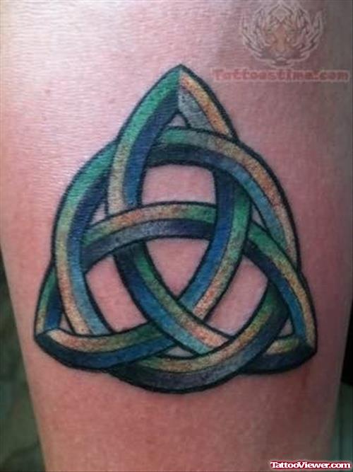 Trinity Symbol Knot Tattoo