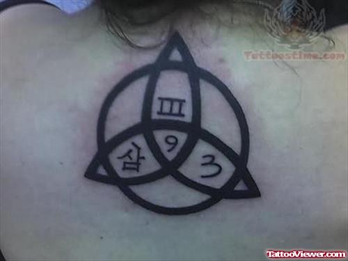 Numbered Knot Tattoo