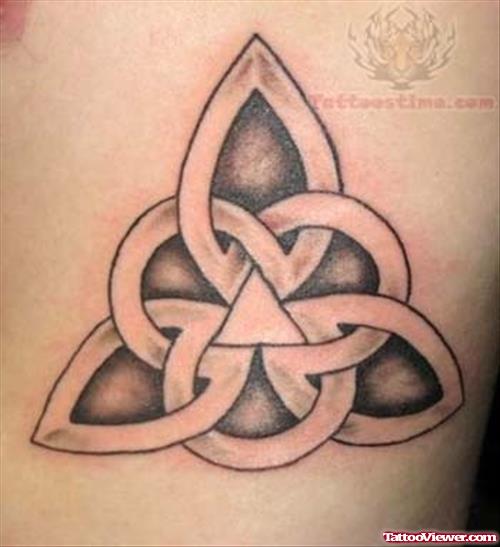 New Celtic Triangle Tattoo