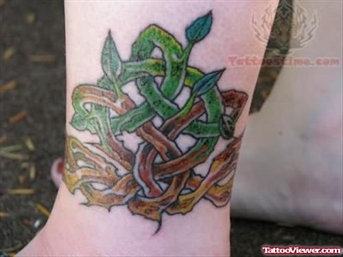 Irish Celtic Knot Tattoo Design